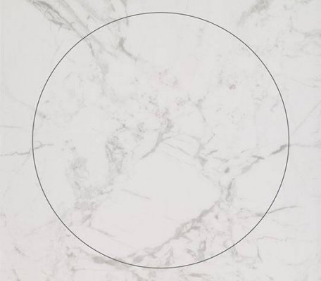 Allura Material White marble circle ID:1181, 1