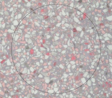 Allura Material Pink terrazzo circle ID:1208, 1