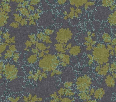 Flotex Vision Floral Silhouette Mineral ID:2028, 1