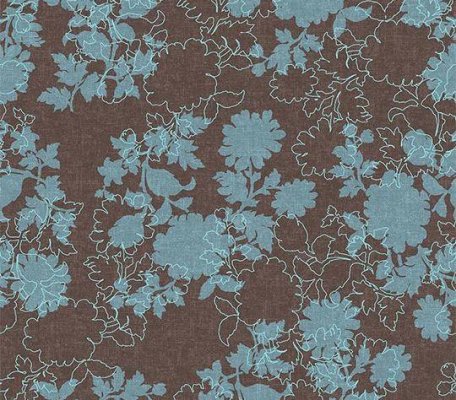 Flotex Vision Floral Silhouette Mocha ID:2031, 1