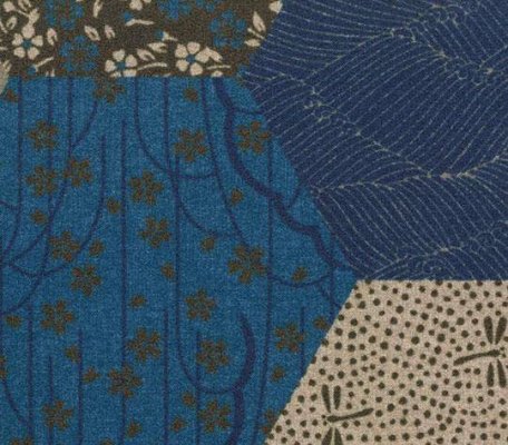 Flotex Vision Floral Ecosystems Kimono Blue ID:2050, 1