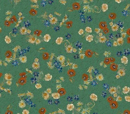 Flotex Vision Pattern Van Gogh Postman ID:2332, 1
