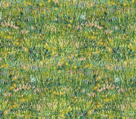 Flotex Vision Pattern Van Gogh Patch of Grass ID:2333, 1