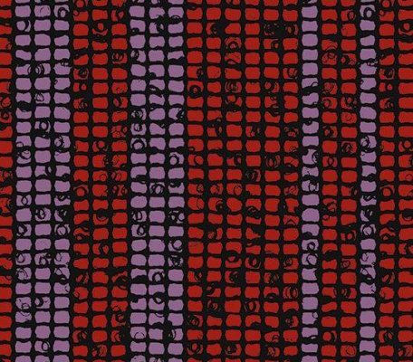 Flotex Tibor Mosaic raspberry stripe ID:2750, 1