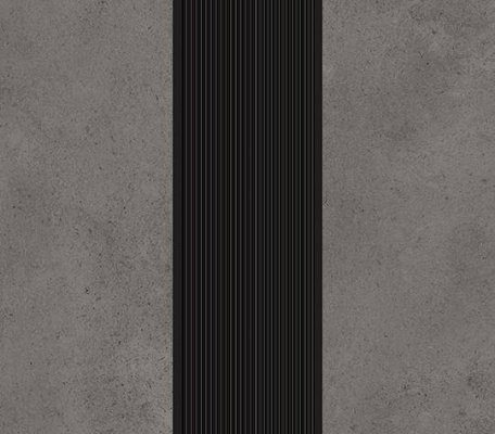 Forbo Sarlon Complete Step Cement medium grey, nose black ID:514, 1