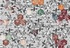 Coral terrazzo Dark kubik